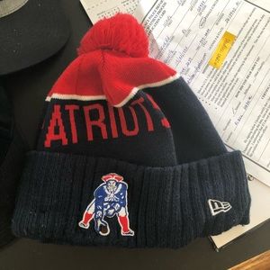 Patriots Pom Pom beanie